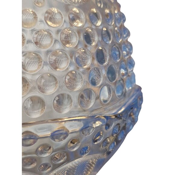 Gorham Emilys Attic Collection Egg Covered Dish Blue Glass 10" Tall Made In Germ - Picture 10 of 10